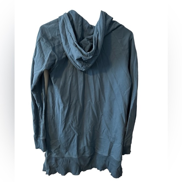 Anthropologie Left of Center oversize XS hooded pullover 100% cotton made in USA - Picture 3 of 10